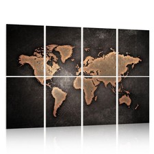 Art Acoustic Panels Sound Absorbing: 12 inches x 16 x 8 pieces, Map