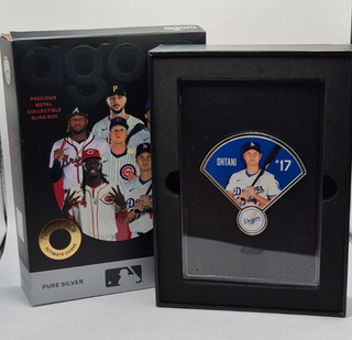 2026 Agoro Shohei Ohtani Tier 1 1/2 oz .999 Silver Coin #480/600 MLB