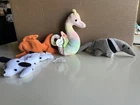 Vintage McDonald's Ty Teenie Beanie Babies  Dotty, Goldie, Neon and Antsy Used