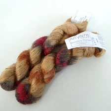 Artyarns 2 Beaded Mohair 60% Silk 40% Mohair Murano Glass Beads 50g Color Gold