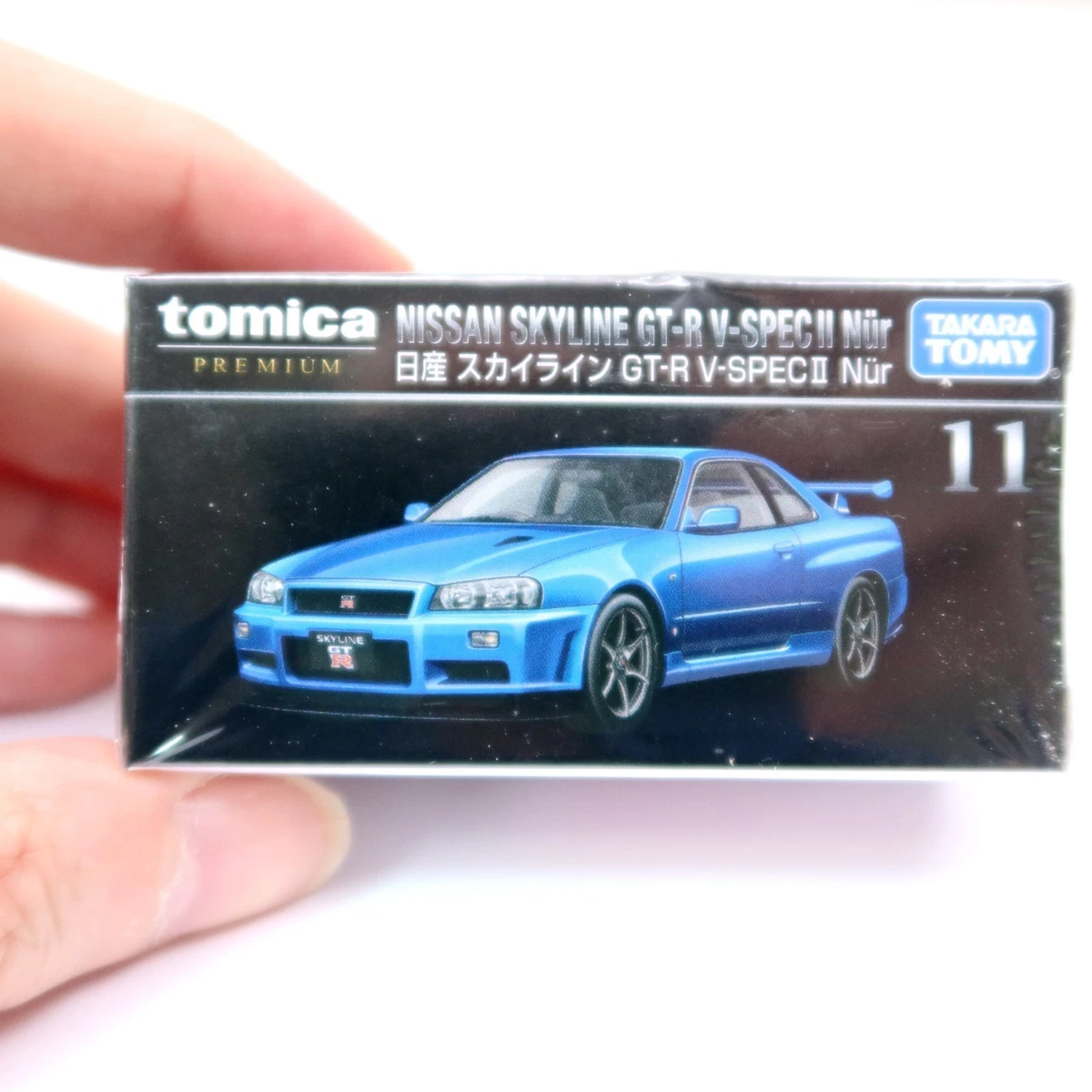 Tomica Premium Transporter Nissan Skyline GT-R BCNR33 1:64 Auto Pressofusa Con Custodia