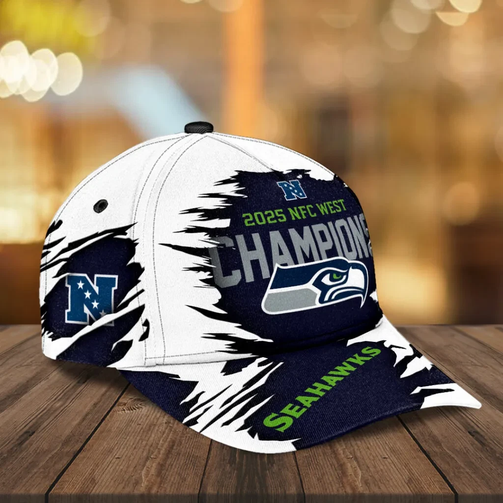Seahawks 2025 West Champions Classic Cap