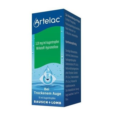 3x ARTELAC Augentropfen 10 ML PZN 4348183
