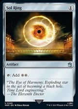 1x Sol Ring NM-Mint, English Universes Beyond: Doctor Who MTG Magic