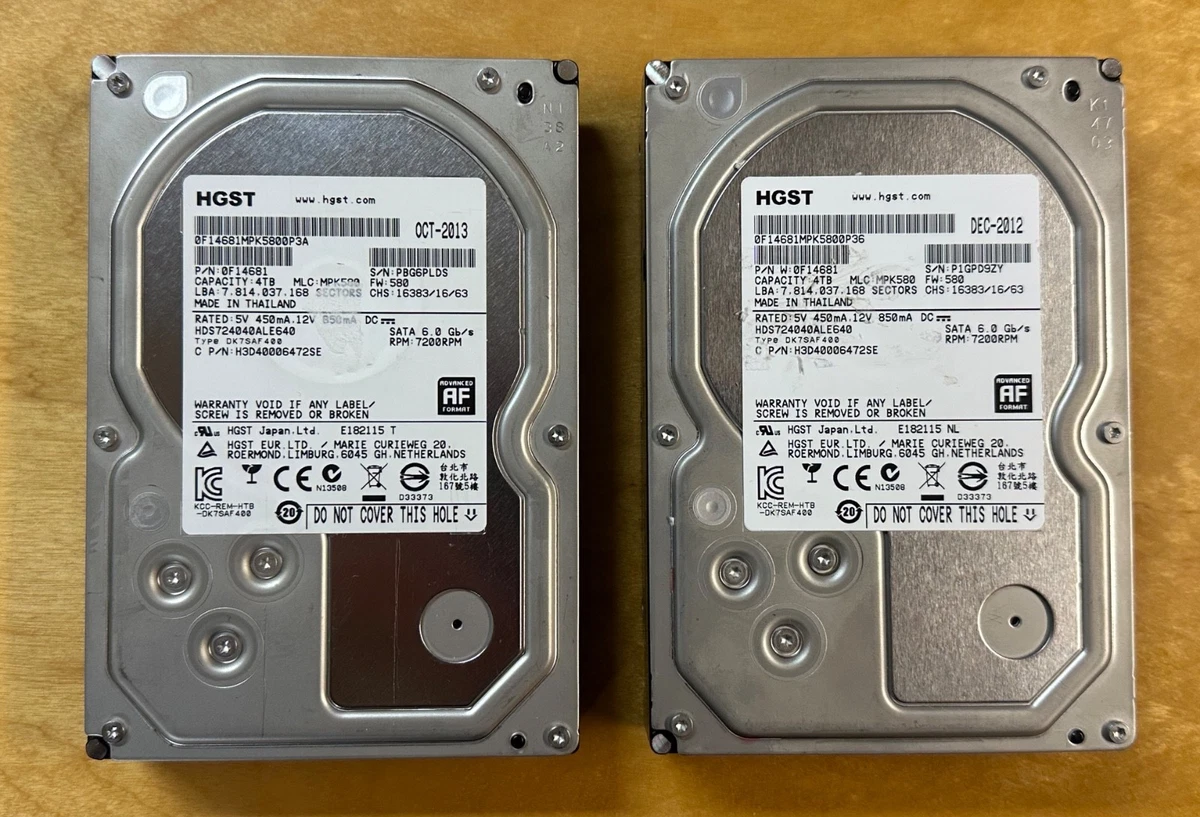 HGST 4TB Computer Internal Hard Disk Drives for sale | eBay