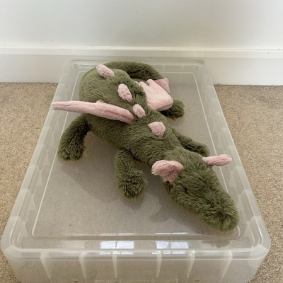 Jellycat Malachy Dragon Large - RARE - BNWT - Free Tracked