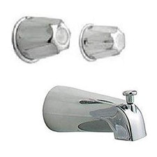 World and Main-Aqua Plumb 15700947 Double Handle Tub Faucet Chrome
