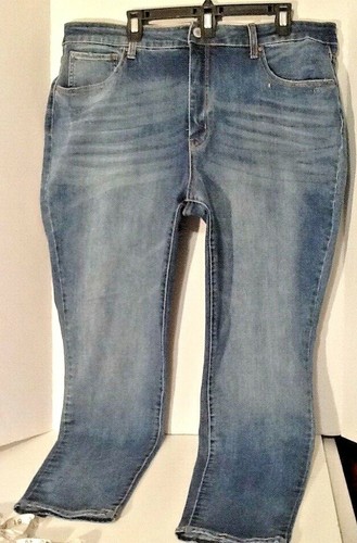 High Rise Skinny Blue Jeans 