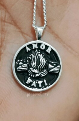 Amor Feti Memento Mori Skull God pendant,stoic necklace,Amor Feti Mori Pendent