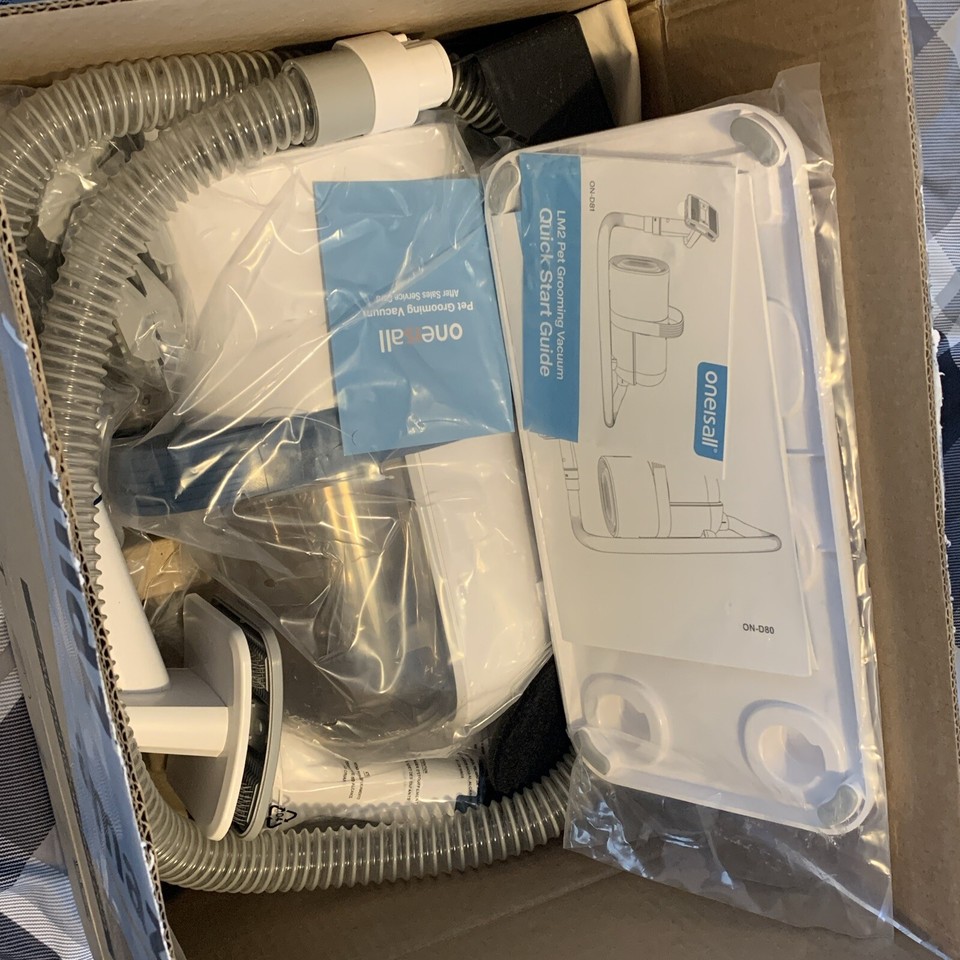 Dog & Cat Pet Hair Grooming Vacuum w/7 Pet Kit Trimmer 1.5L Capacity