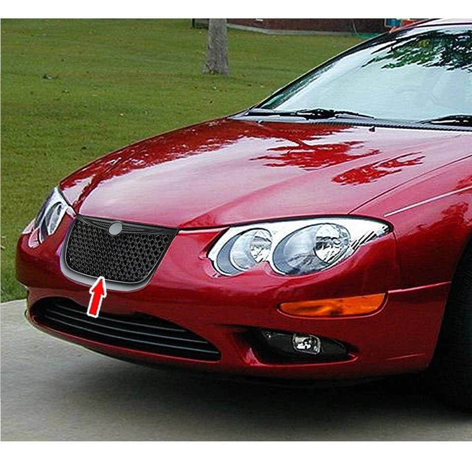 Front Grille fit for 1999-2004 Chrysler 300M Sedan All Chrome Mesh Hood Grille Foto 3 de 4