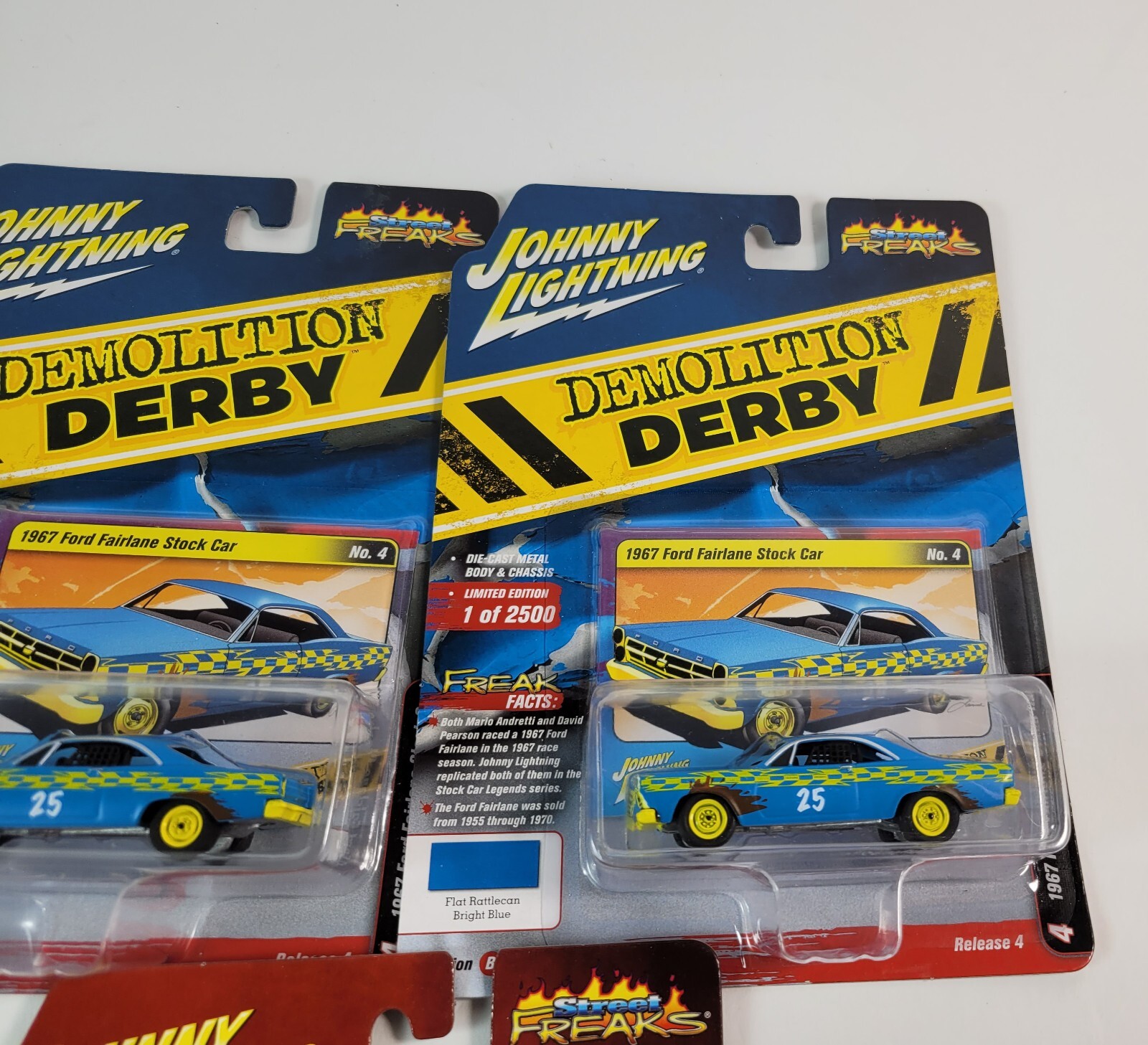 Lot of 3 Johnny Lightning Demolition Derby Diecast Cars Street Freaks Limited | eBay