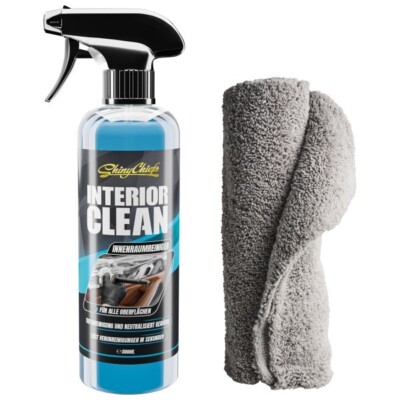 ShinyChiefs INTERIOR CLEAN - INNENRAUMREINIGER (NEW CAR DUFT) 500ML SET- SPARSET