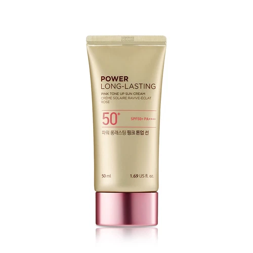 THE FACE SHOP Power Long-Lasting Pink Tone Up Sun Cream SPF50+ PA++++ 50ml