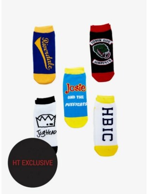 Riverdale Icons No-Show Socks 5 Pair Hot Topic Exclusive