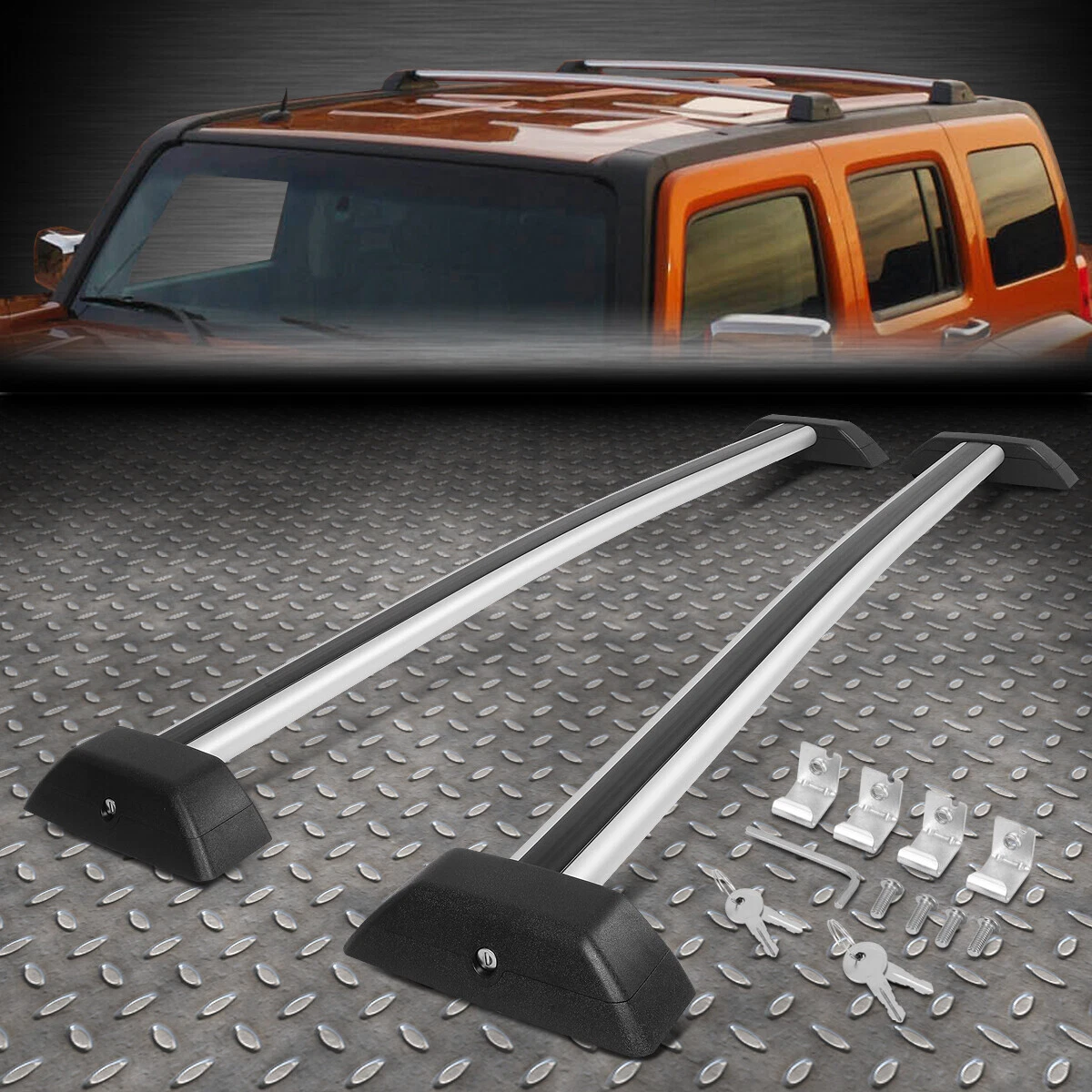FOR 06 10 HUMMER H3 OE STYLE ALUMINUM CARGO LUGGAGE ROOF RACK