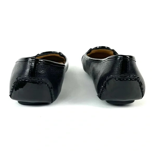 Michael Kors Black Leather Fulton Moc Flats image 5