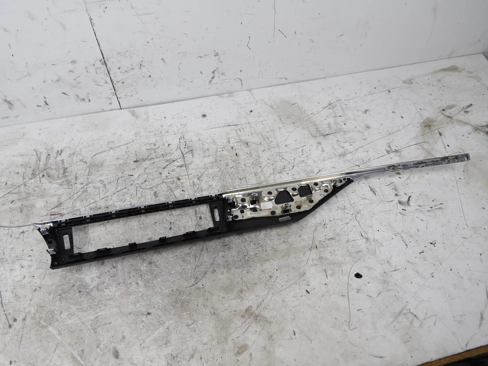BMW 320i 328i F30 2012-2016 tablero de instrumentos bisel de ventilación de aire rebaba moldura de nogal OEM Foto 3 de 4