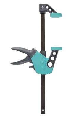 wolfcraft Einhandzwinge EASY Zwinge zum Spannen in Spannweite 300mm & 500mm