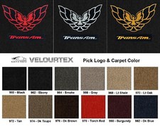 Lloyd Mats Velourtex Pontiac Trans Am Double Logo Front Floor Mats 1993-2002