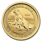 2019 Royal Canadian Mint Polar Bear 1/10 oz Gold Coin - Factory Sealed