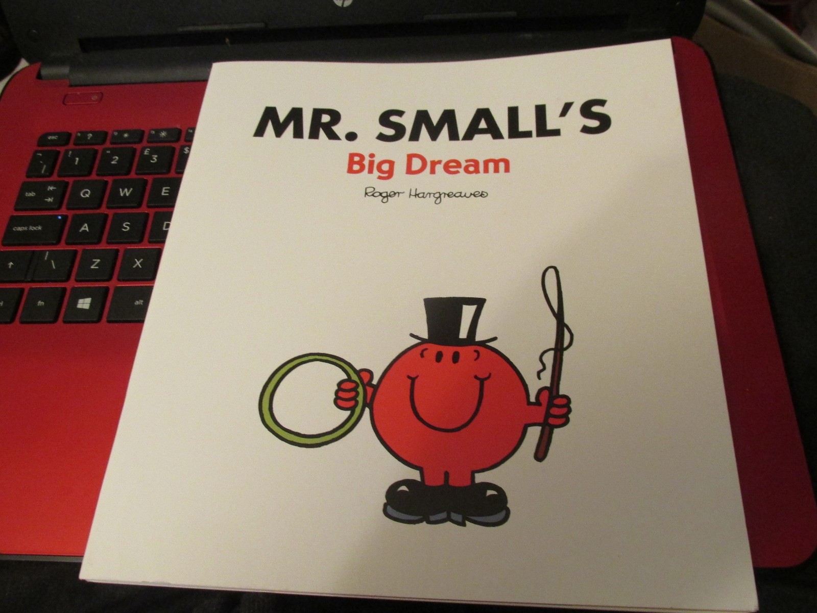 Large Size Mister Men Book MR SMALL's BIG DREAM