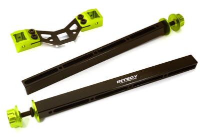 Set Supporti Regolabili Posteriori Integy Per Carrozzeria Traxxas Summit 1/10 – Grigio, Nuovo