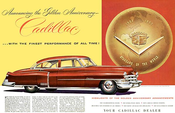 1952 Cadillac - Golden Anniversary - Promotional Advertising
