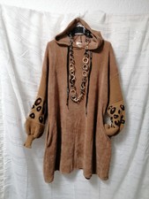 Cardigan Donna Maglione Aperto Frontale - Lavorato A Maglia Grossa, Morbido, Per Autunno, Con Bottoni - Foto 3