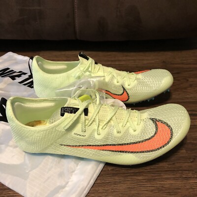 Nike Zoom Superfly Elite 2 Volt Orange Track Spikes Men's Size 13 CD4382-700