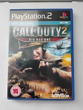 call of duty 2 big red one playstation 2 game black label