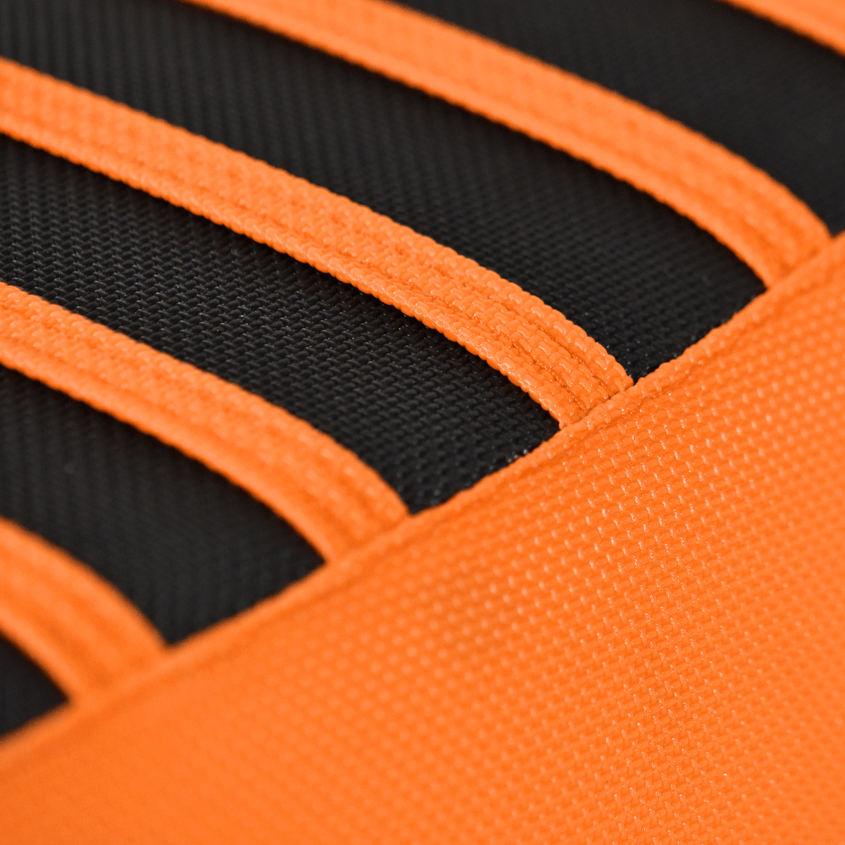 2024 - KTM SX 50 Seat Cover By Enjoy MFG ORANGE/BLACK/ORANGE Ribs #422 | UK - View #5