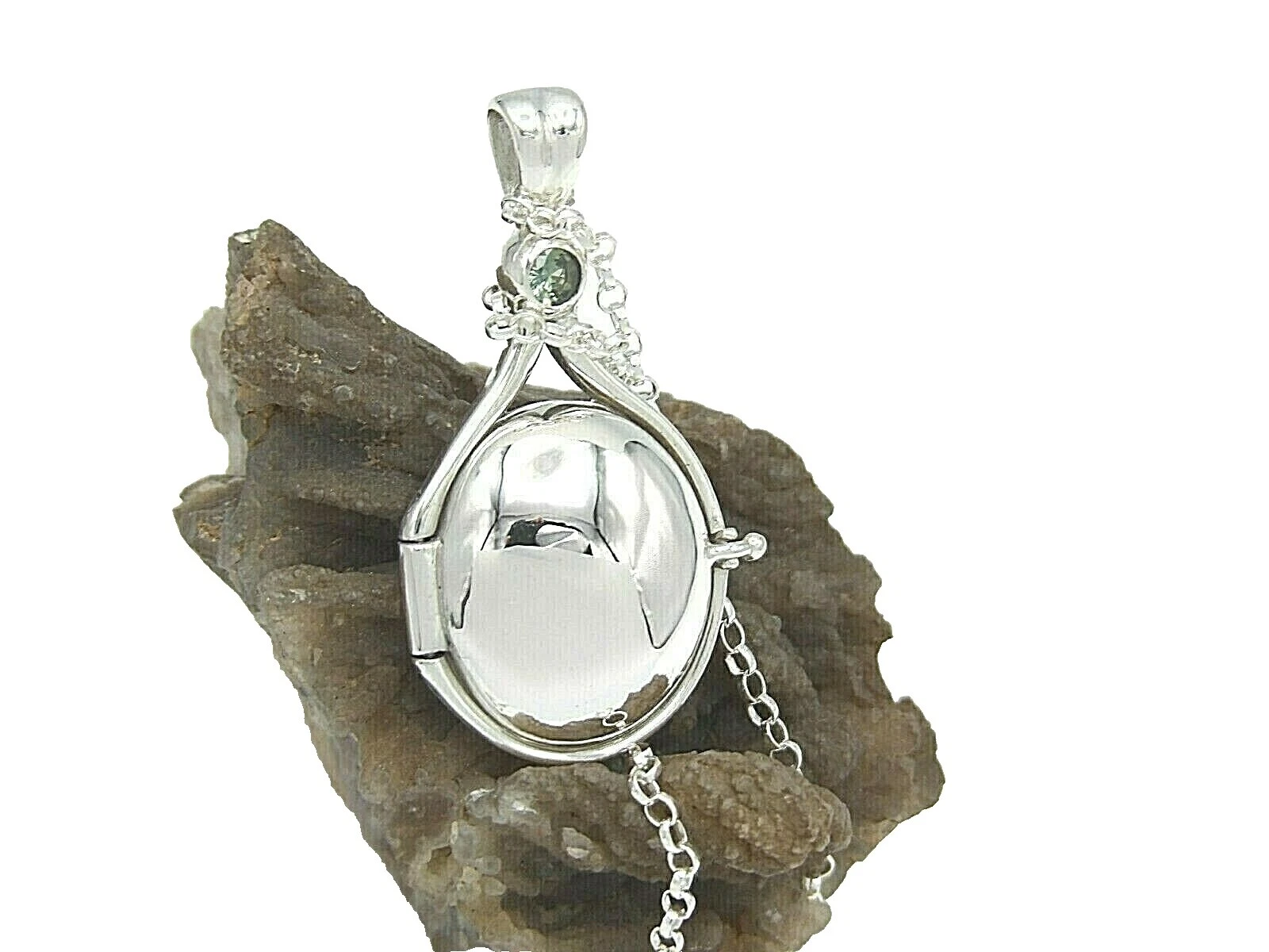 Sapphire Stone Sterling Silver Handcrafted Necklaces & Pendants