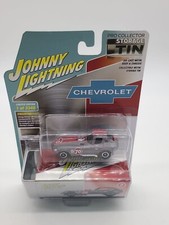 Johnny Lightning 1/64 1963 CHEETAH IN DARK SILVER METALLIC STORAGE TIN