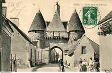 12900 cpa 36 Déols - vieille Porte de l' Horloge