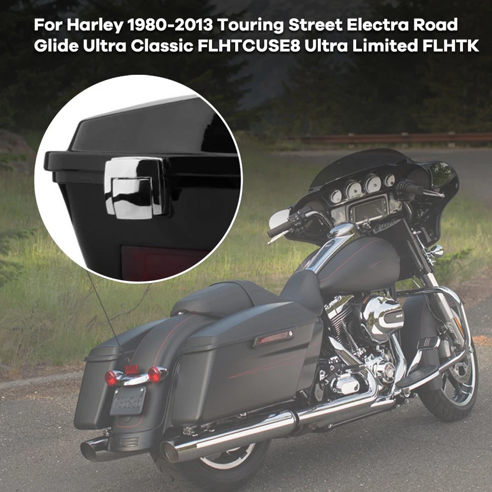 2x For Harley Davidson Classic Electra Glide Ultra 1980-13 Tour Pack Pak Latches - Image 4 of 4