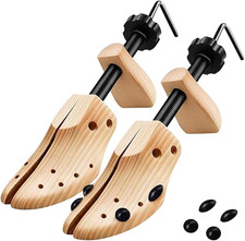 Pair of Wooden Shoe Stretcher,Adjustable Shoe Trees for Men and Women Wood Shoe