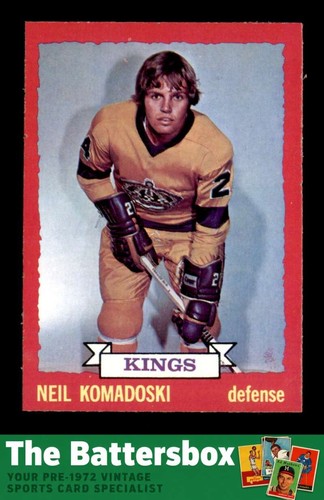Neil Komadoski #16 1973 O-Pee-Chee card