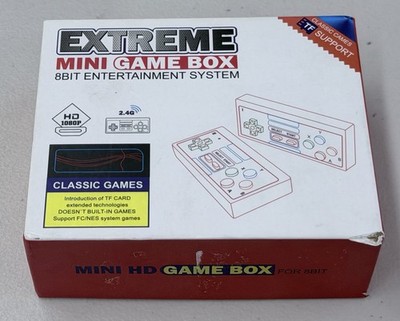 Extreme Mini Game Box 8 Bit Entertainment System FY-628. Old Nintendo Games 