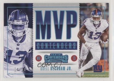 2017 Panini Contenders MVP Contenders Platinum 4/25 Odell Beckham Jr #MC-25 1h1