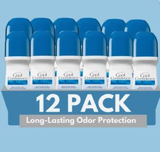 Avon Cool Confidence Roll-On Antiperspirant Deodorant, 2.6 fl oz (12-Pack)