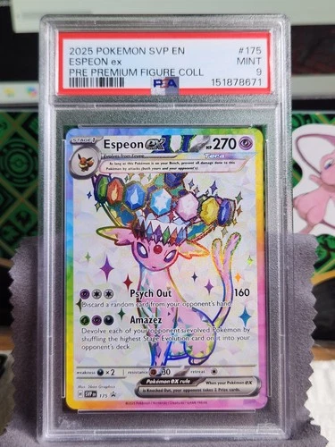 PSA 9 ESPEON EX 175 BLACK STAR PROMO PRISMATIC EVOLUTION  Sequential To Umbreon