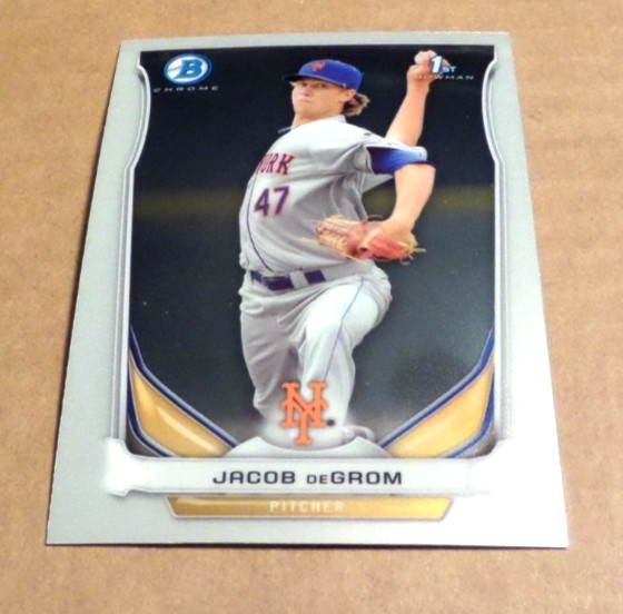 Jacob DeGrom New York Mets 2014 Bowman Chrome Card BCP73