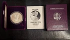 AMERICAN EAGLE ONE OUNCE PROOF SILVER BULLION COIN 1993-P BRAND NEW BOX CASE COA