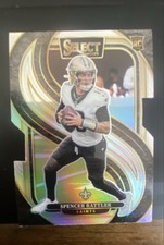2024 Panini Select - Premier Level Spencer Rattler #130 Silver Prizm Die-Cut 