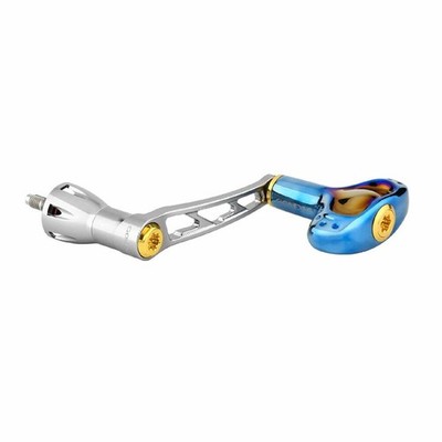 GOMEXUS CJ T42 Ultra Duralumin Handle with Titanium Knob 50mm Titanium x Gold fo