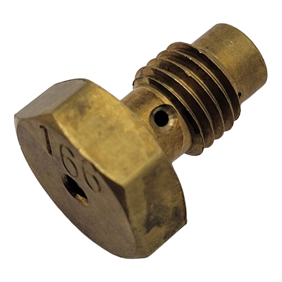 Tecumseh engine carburetor bowl nut side hole detail
