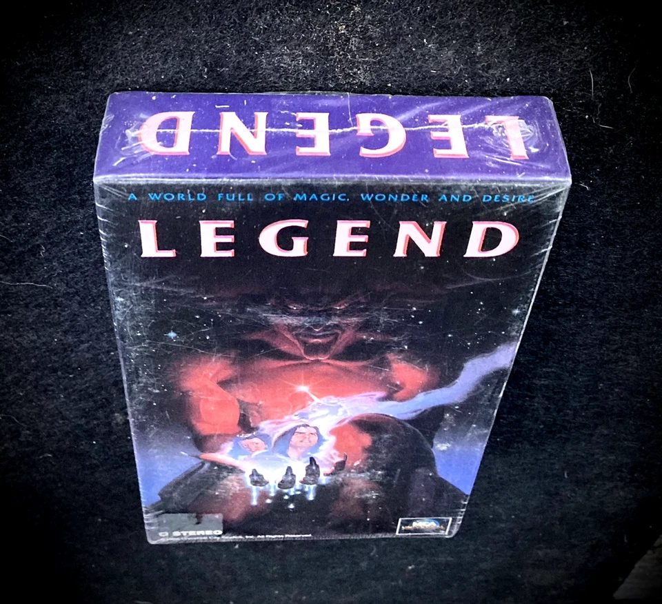 Factory Sealed VHS"LEGEND" Tom Cruise Tim Curry RARE MCA Watermarks - Image 4 of 4