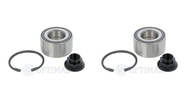 Optimal 2X Radnabe Radlagersatz Vorne FüR KIA Stonic Rio IV Hyundai Solaris-image