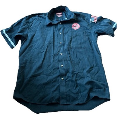 Coca-Cola Bottling Co. Black Shirt Men s Large Employee Button Down Reyes